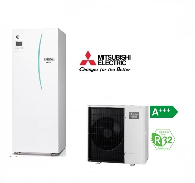 Pompa De Caldura Aer Apa 10kW 380V Mitsubishi Electric Zubad