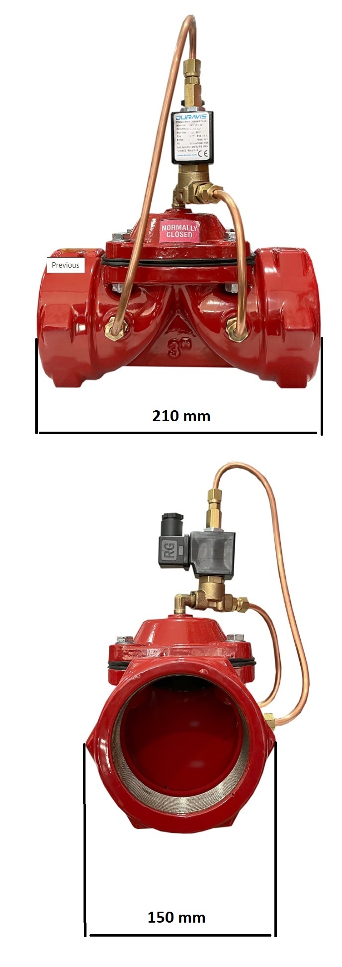 Electrovalva Apa Normal Inchis Filet 3 Tensiune 230V Duravis Shop Einstal