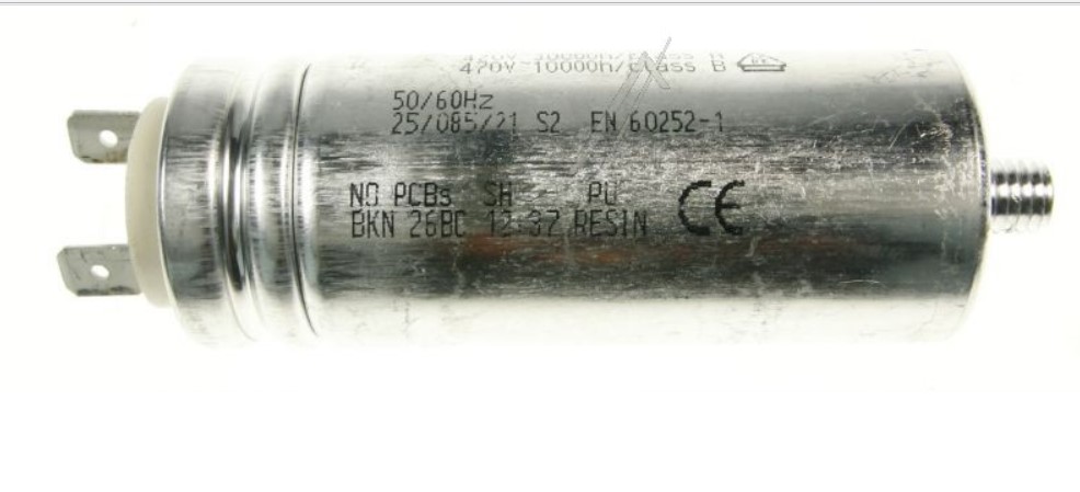 Condensator  11 UF pornire motor uscator de rufe HEINNER