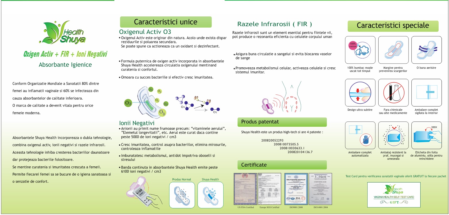 Absorbante Health Shuya de zi 10 bucăți / pachet
, [5],edera.ro