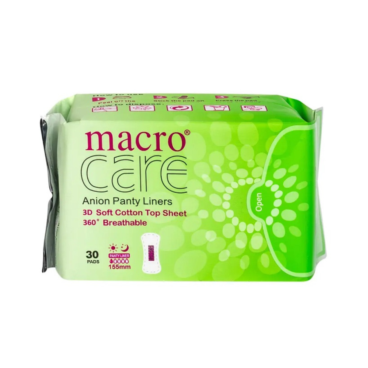 Igienă intimă  - Absorbante Macro Care Zilnice 30 bucăți/pachet, edera.ro