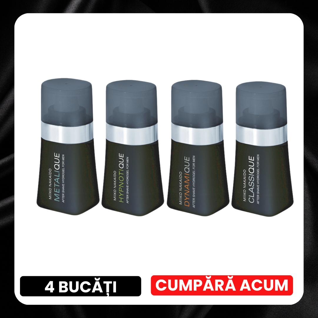 BLACK FRIDAY - ﻿After Shave Hidrogel cu feromoni pentru bărbați 4 x 100 ml, edera.ro