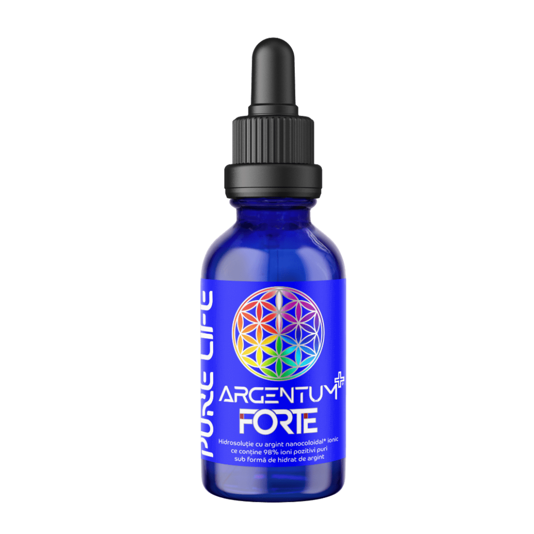 Adulți - ARGENTUM+® FORTE 25 ppm 30 ml cu pipetă, edera.ro