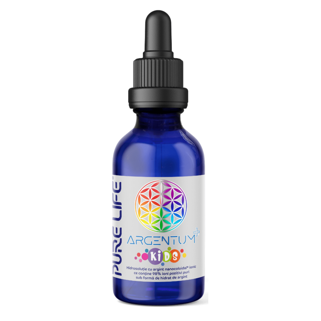 Copii 4-12 ani - ARGENTUM+® KIDS 15ppm 60 ml cu pipetă, edera.ro