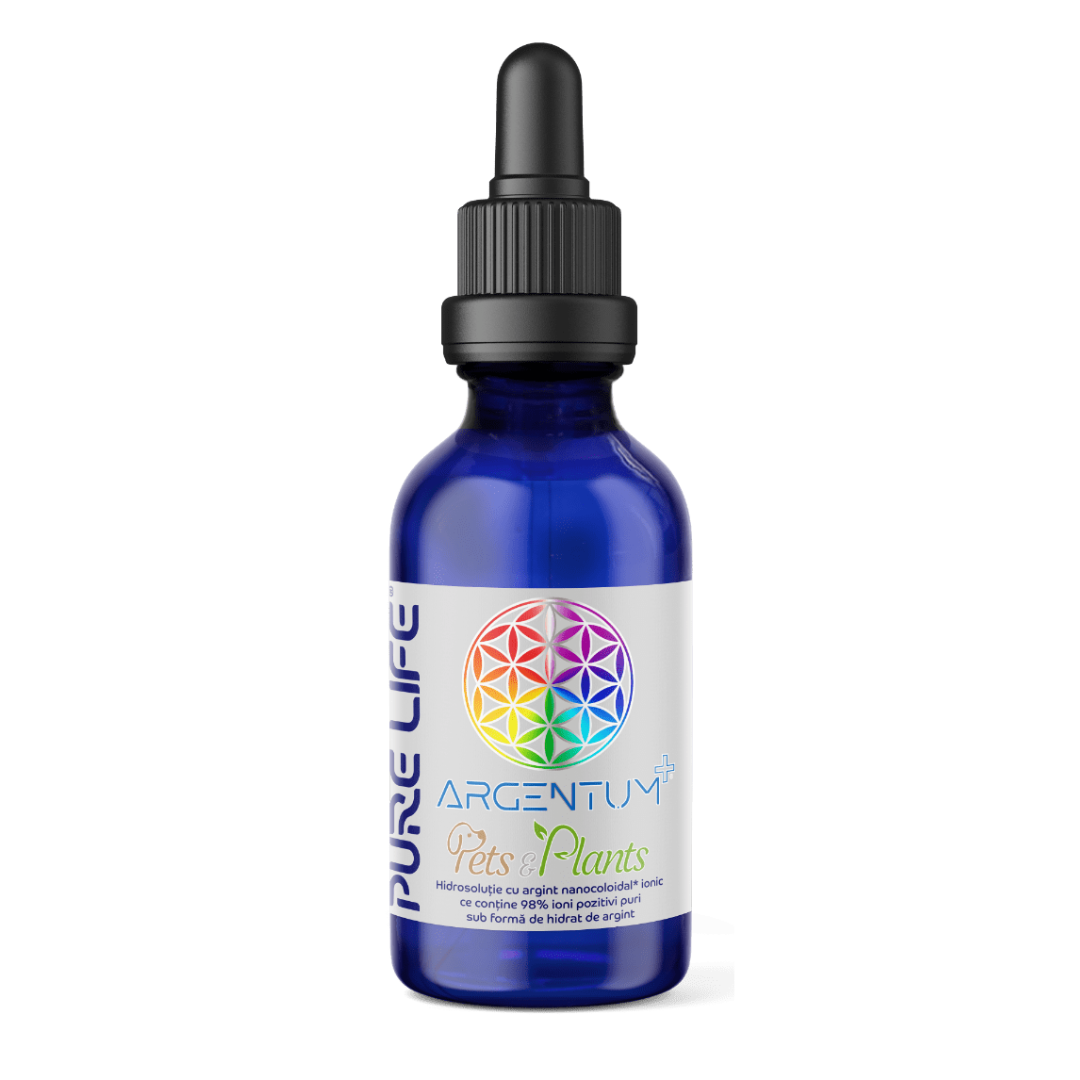 Animale & Plante - ARGENTUM+ Pets & Plants 10ppm 60 ml cu pipetă, edera.ro