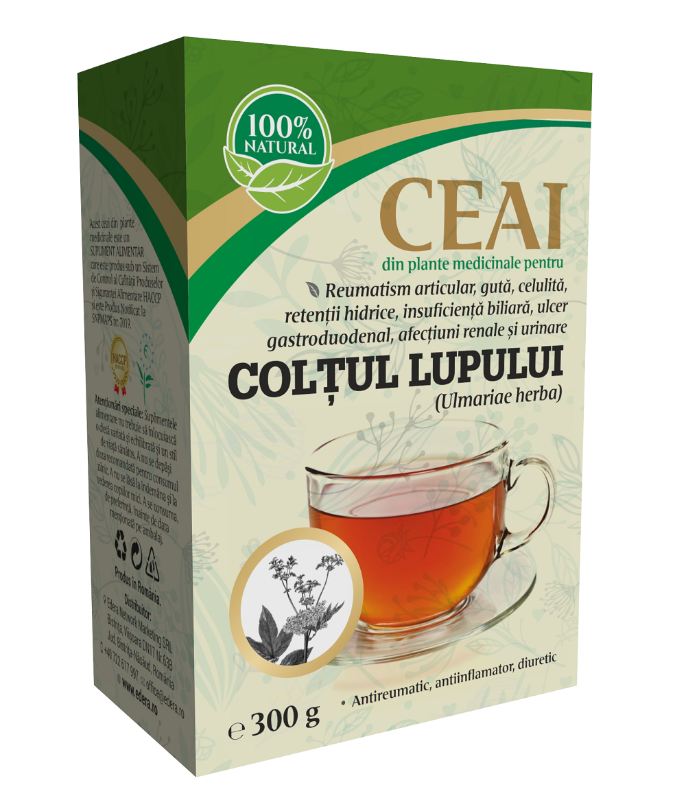 Ceaiuri Simple - Ceai de Colțul Lupului (Ulmariae herba) 300 gr., edera.ro