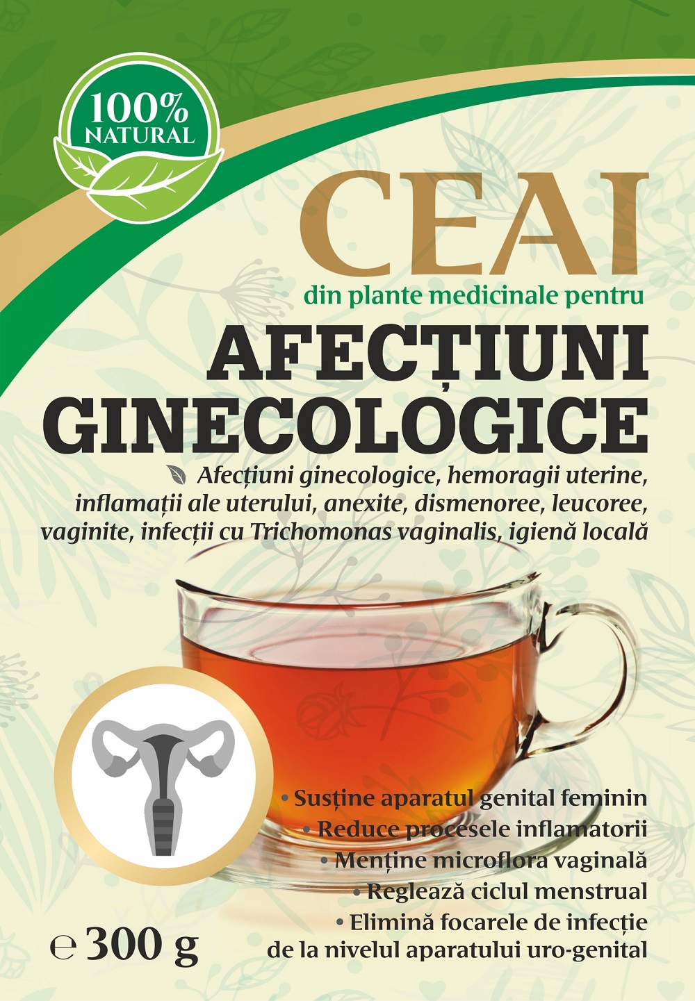 Ceaiuri Combinate - Ceai Ginecologic 300 gr. , edera.ro