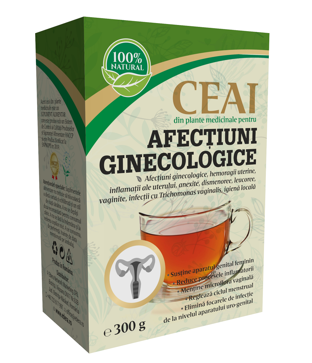 Ceai, loțiuni, creme - Ceai pentru Afecțiuni Ginecologice 300 gr. (3388), edera.ro