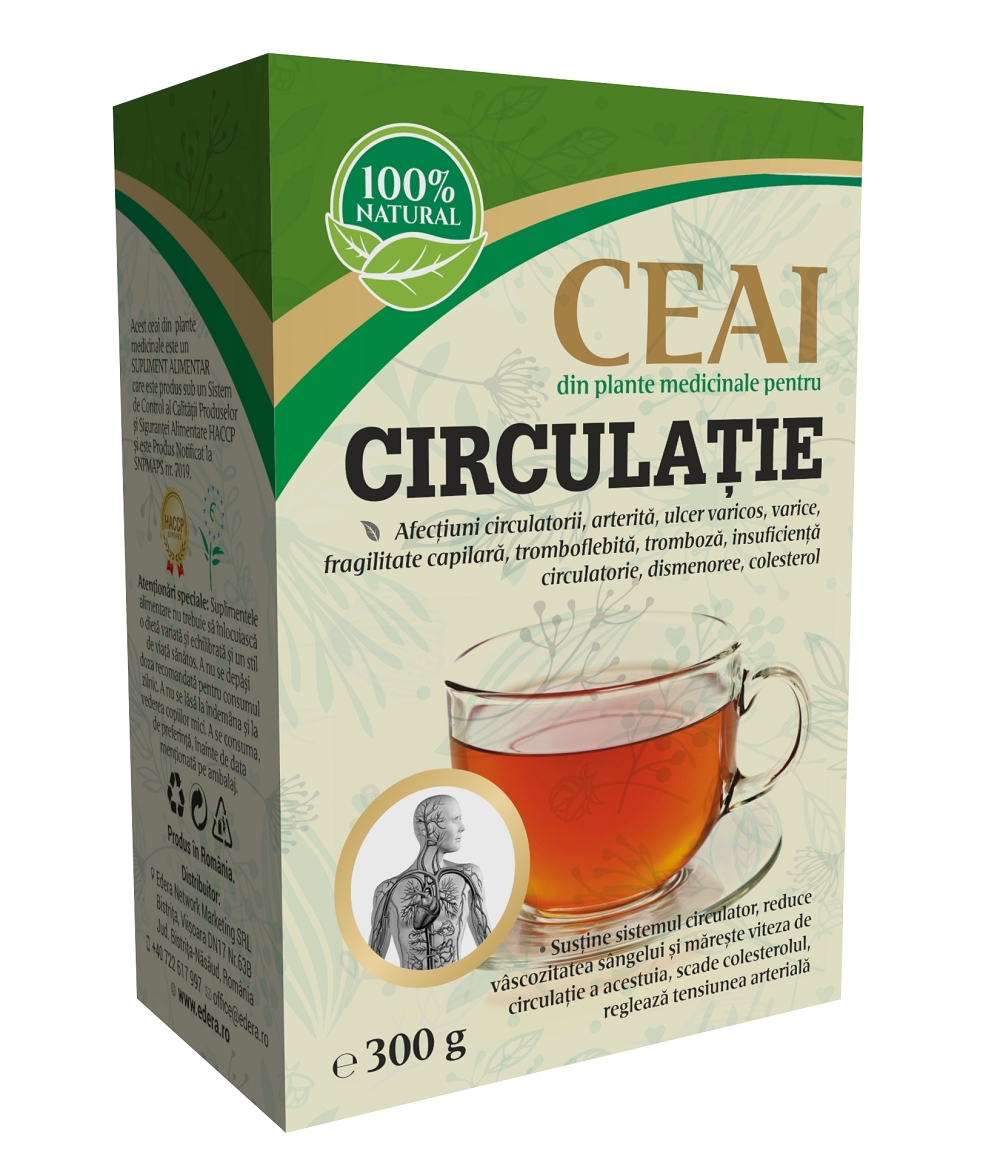 Varice / Circulaţie - Ceai pentru Circulaţie 300 gr. (3426), edera.ro