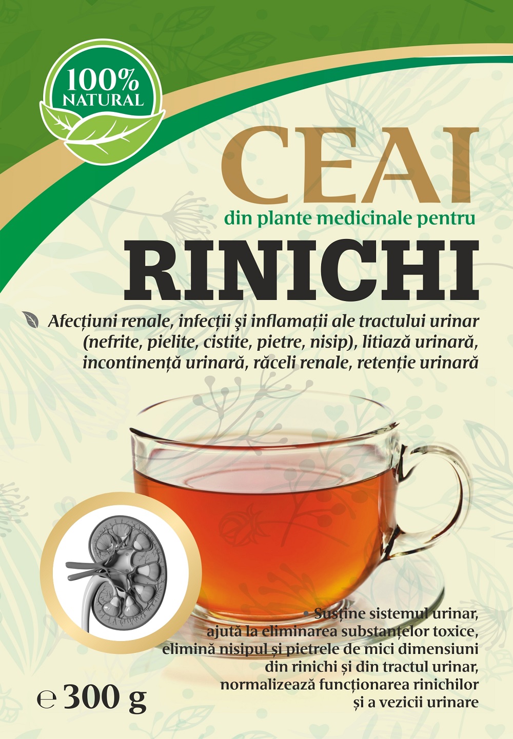 Ceaiuri Combinate Ceai Rinichi 300 CRI-F Edera.ro...