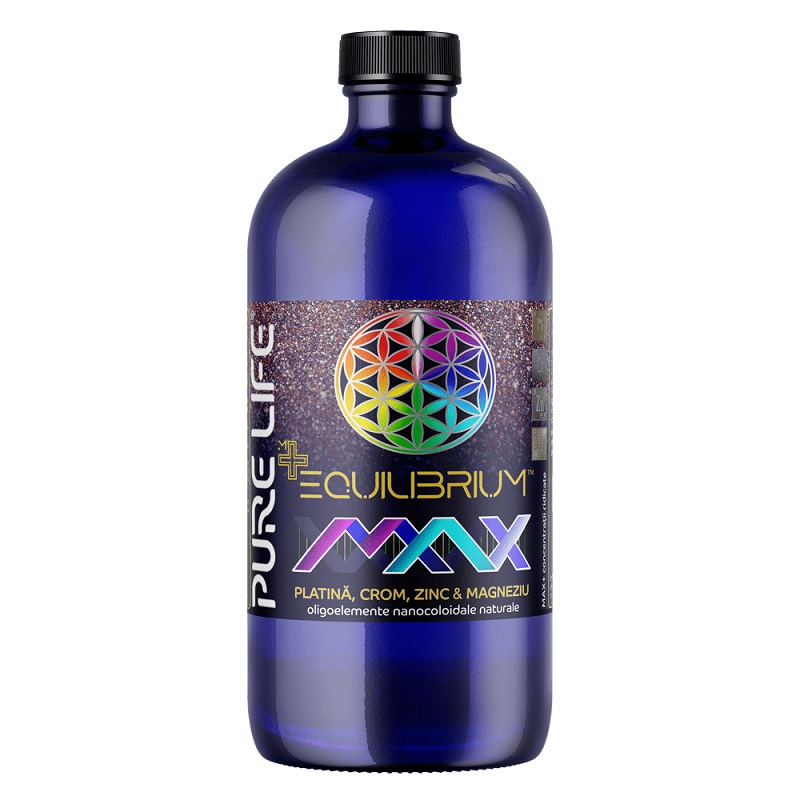 Pentru slăbit - EQUILIBRIUM™ MAX Platină, Crom, Zinc şi Magneziu 77ppm 480 ml, edera.ro