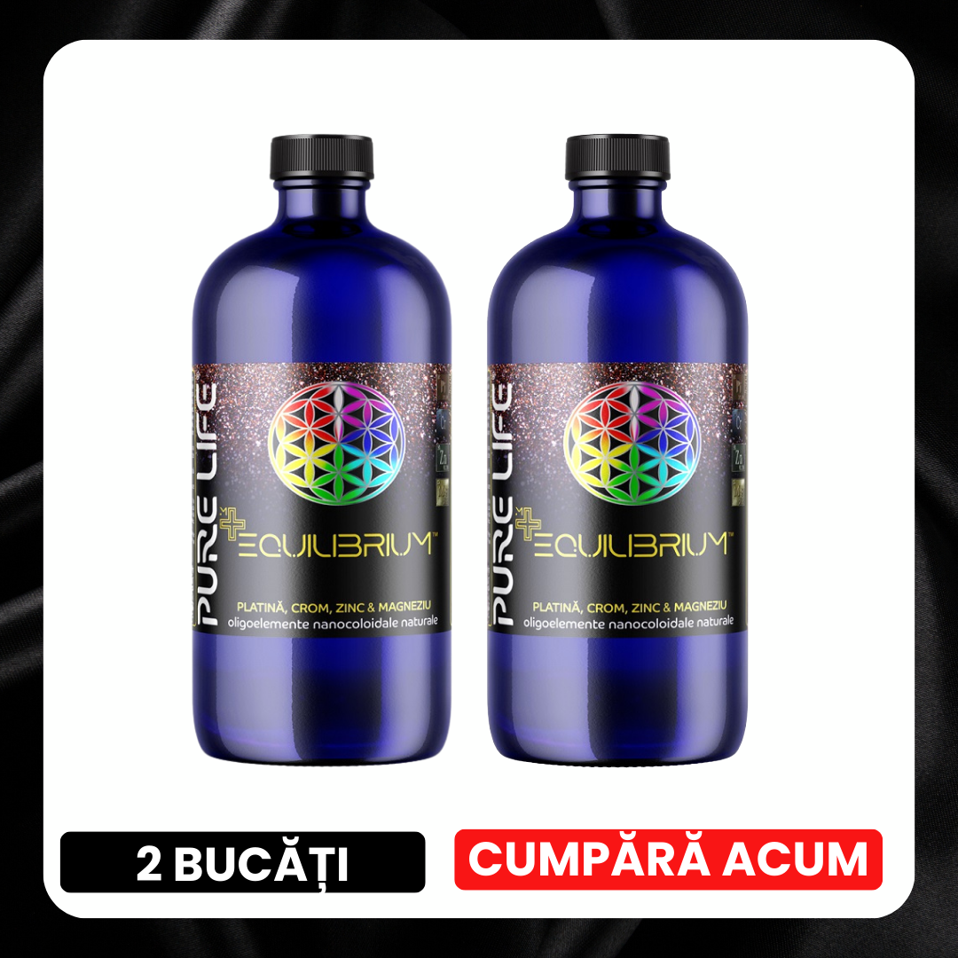 BLACK FRIDAY - EQUILIBRIUM™ Platină Crom Zinc şi Magneziu 35ppm 480 ml cu măsură gradată, edera.ro