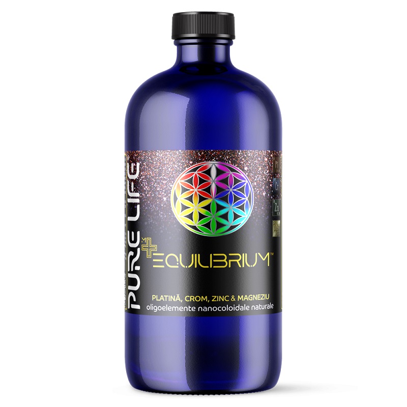 Stres / Oboseală / Insomnii - EQUILIBRIUM™ Pt Cr Zn & Mg 35ppm 480 ml, edera.ro