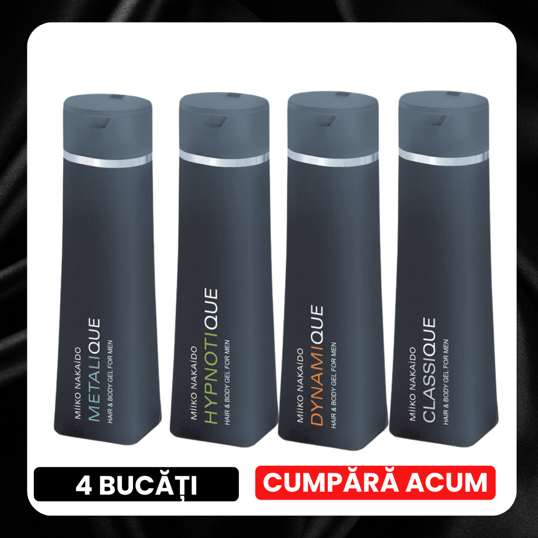 BLACK FRIDAY - Gel de dus și șampon 2 în 1, Set 4 bucăți x 250 ml, edera.ro