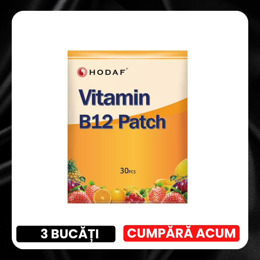 BLACK FRIDAY - Health Patch ultrasubțiri B12, 3 x 3 cm 30 bucăți, 3 pachete, edera.ro