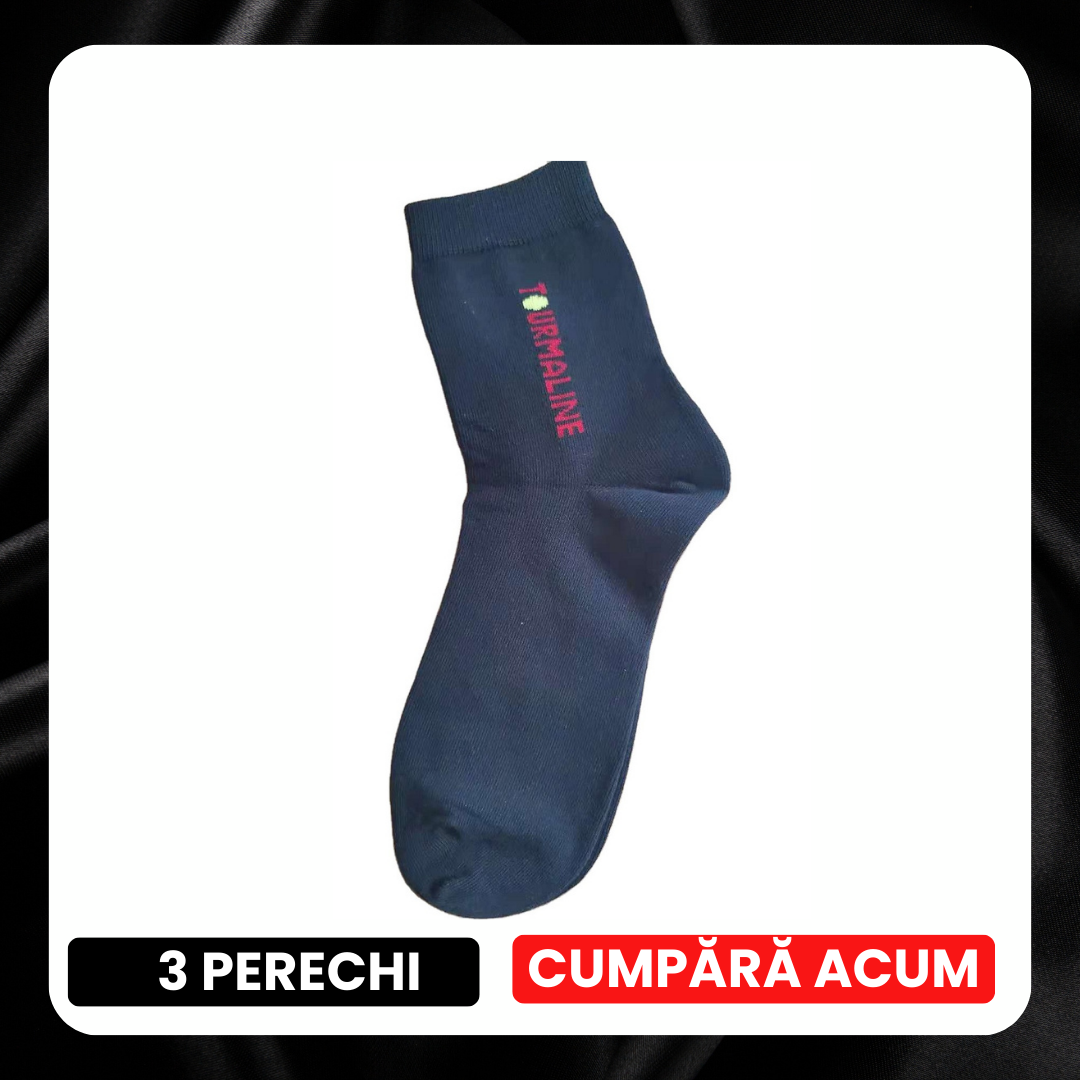 BLACK FRIDAY - ﻿Șosete cu turmalină pentru bărbați 3 perechi, edera.ro