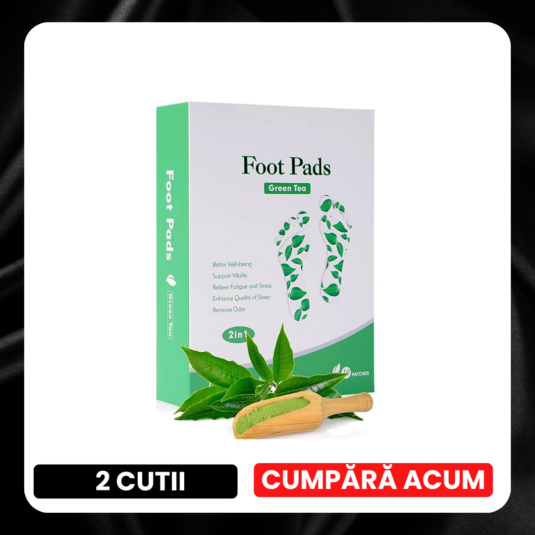 BLACK FRIDAY - Plasturi Detoxifiere Green Tea 2 cutii, edera.ro