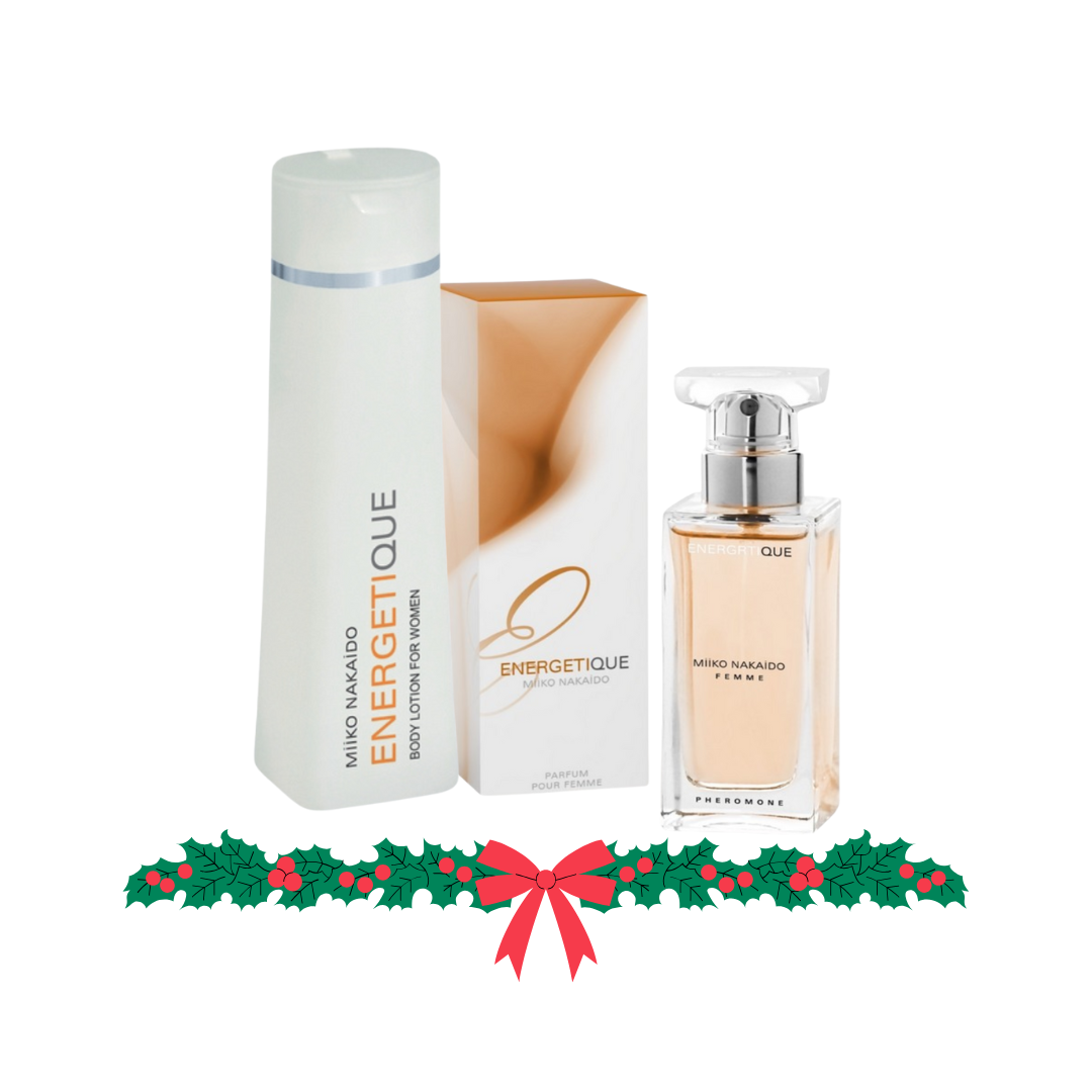 CADOURI - Set EnergetiQUE – Parfum + Loțiune de corp cu feromoni, edera.ro