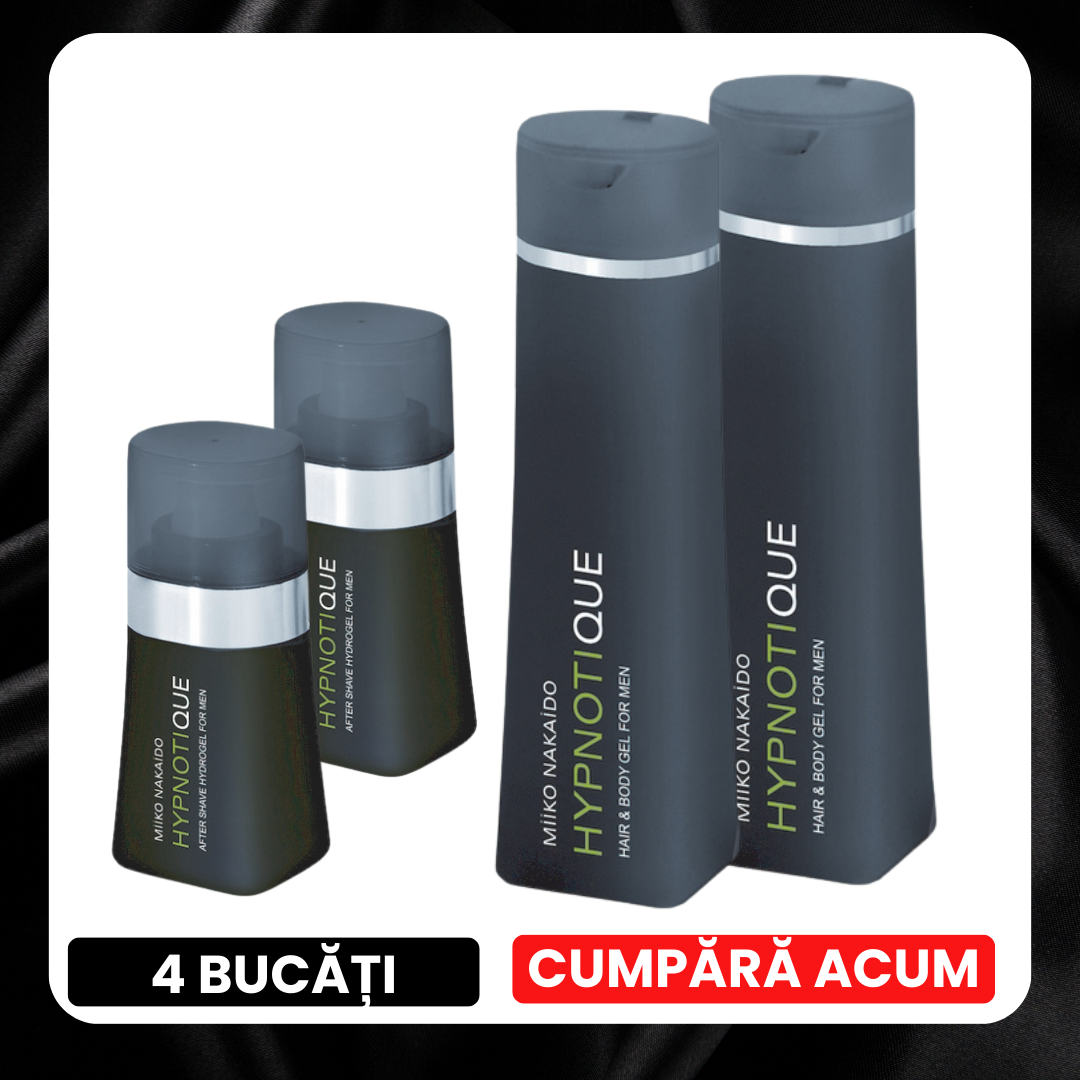 BLACK FRIDAY - Cosmetice cu feromoni pentru bărbați HypnotiQUE 2 gel + 2 after shawe, edera.ro