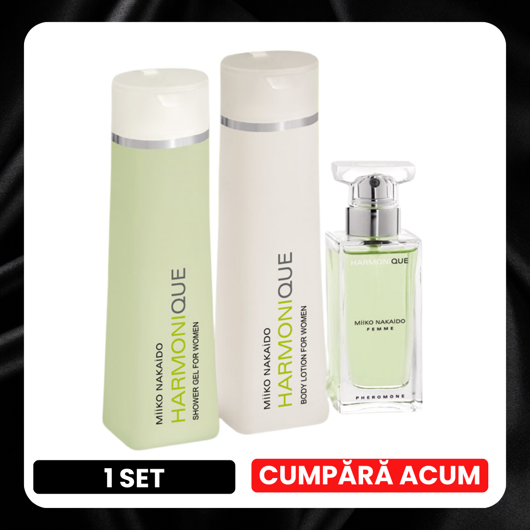 BLACK FRIDAY - Set Parfum și Cosmetice cu feromoni pentru femei Harmonique, edera.ro