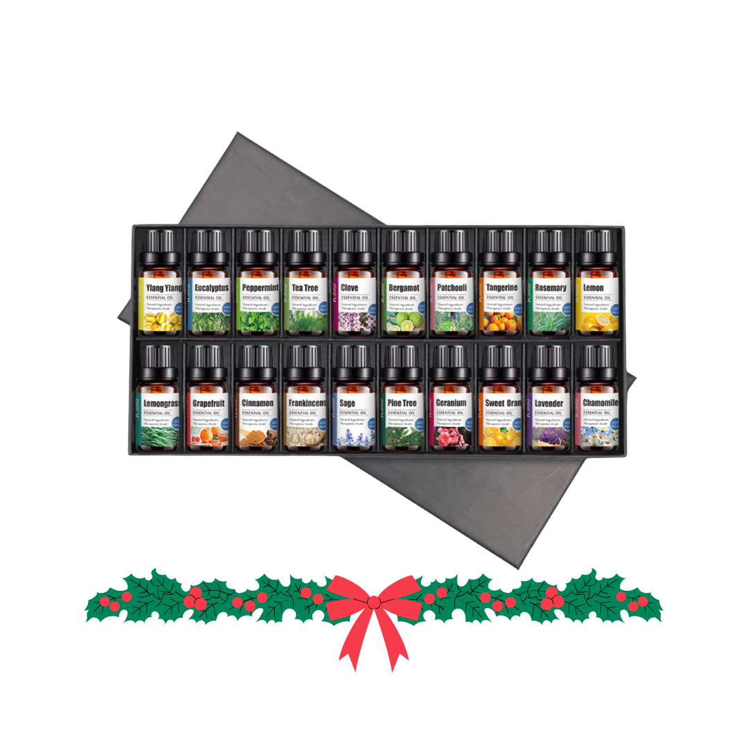 CADOURI - Set Ulei Esențial Pur – 20 sticle × 10 ml, edera.ro