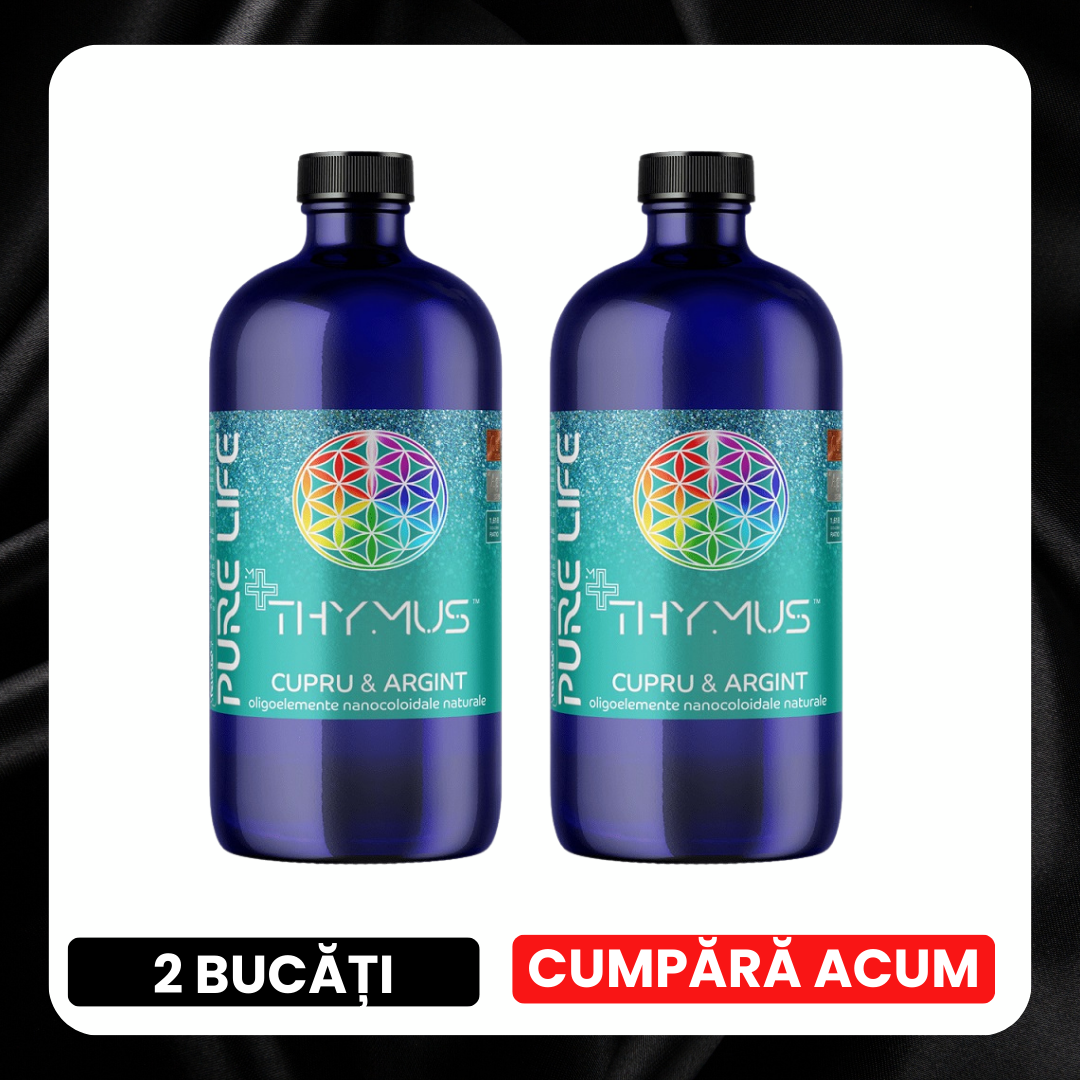 BLACK FRIDAY - THYMUS™ Cupru şi Argint 35ppm 480 ml, edera.ro