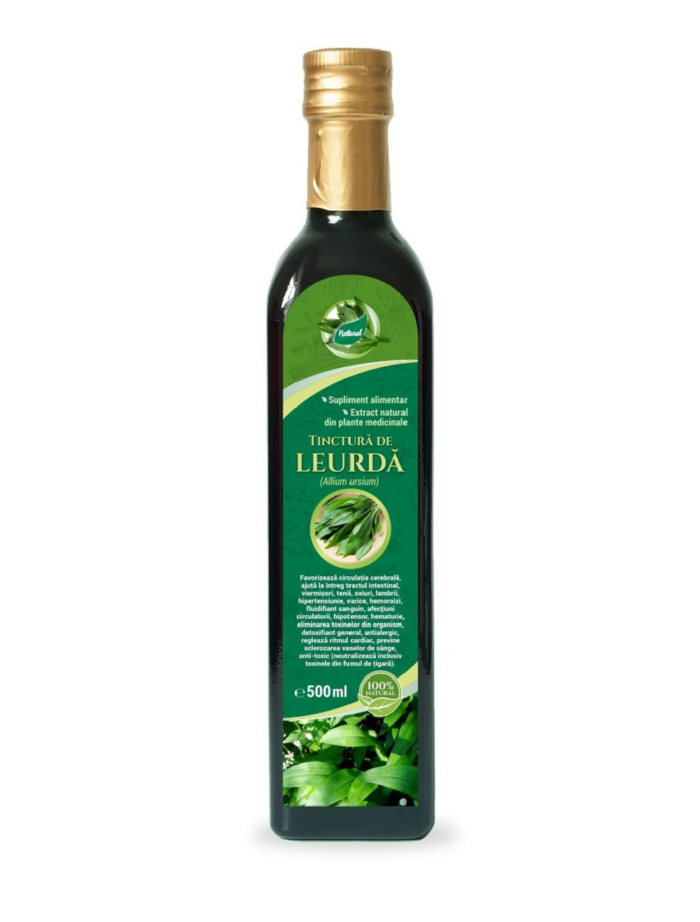 Varice / Circulaţie - Tinctură de Leurdă 500 ml (3427), edera.ro