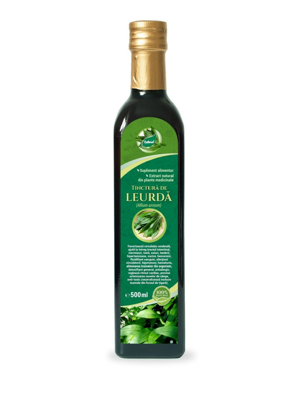 Hemoroizi - Tinctură de Leurdă 500 ml (3701), edera.ro