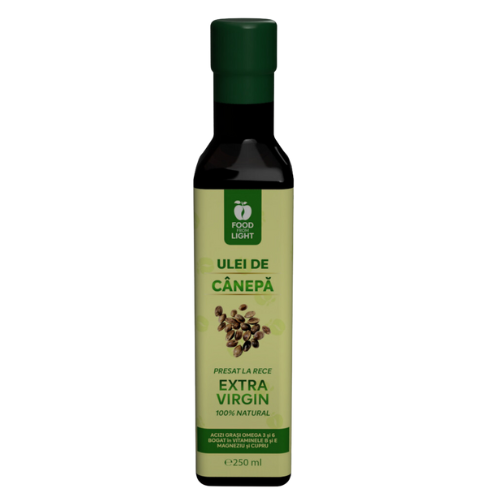 Suplimente naturale și vitamine - Ulei de cânepă 250 ml, edera.ro