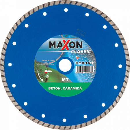 Disc DIAMANTAT TURBO 230 mm pentru beton / caramida MAXON MT230C