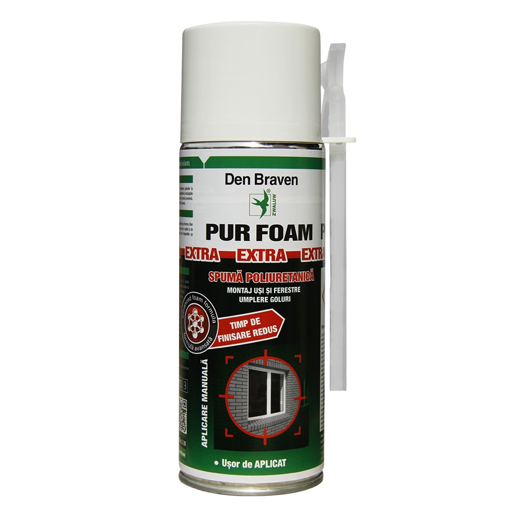 Spuma poliuretanica pentru montaj cu aplicare manuala Den Braven Pur Foam 700 ml