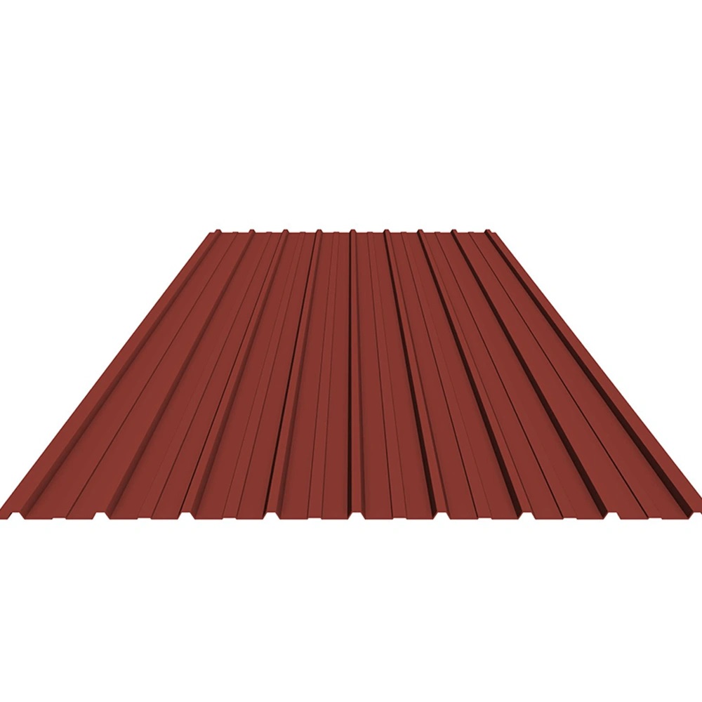 Tabla zincata cutata rosie 0.3 x 955 x 2000 mm