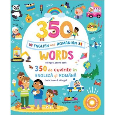 350 de cuvinte in engleza si romana Carte sonora bilingva