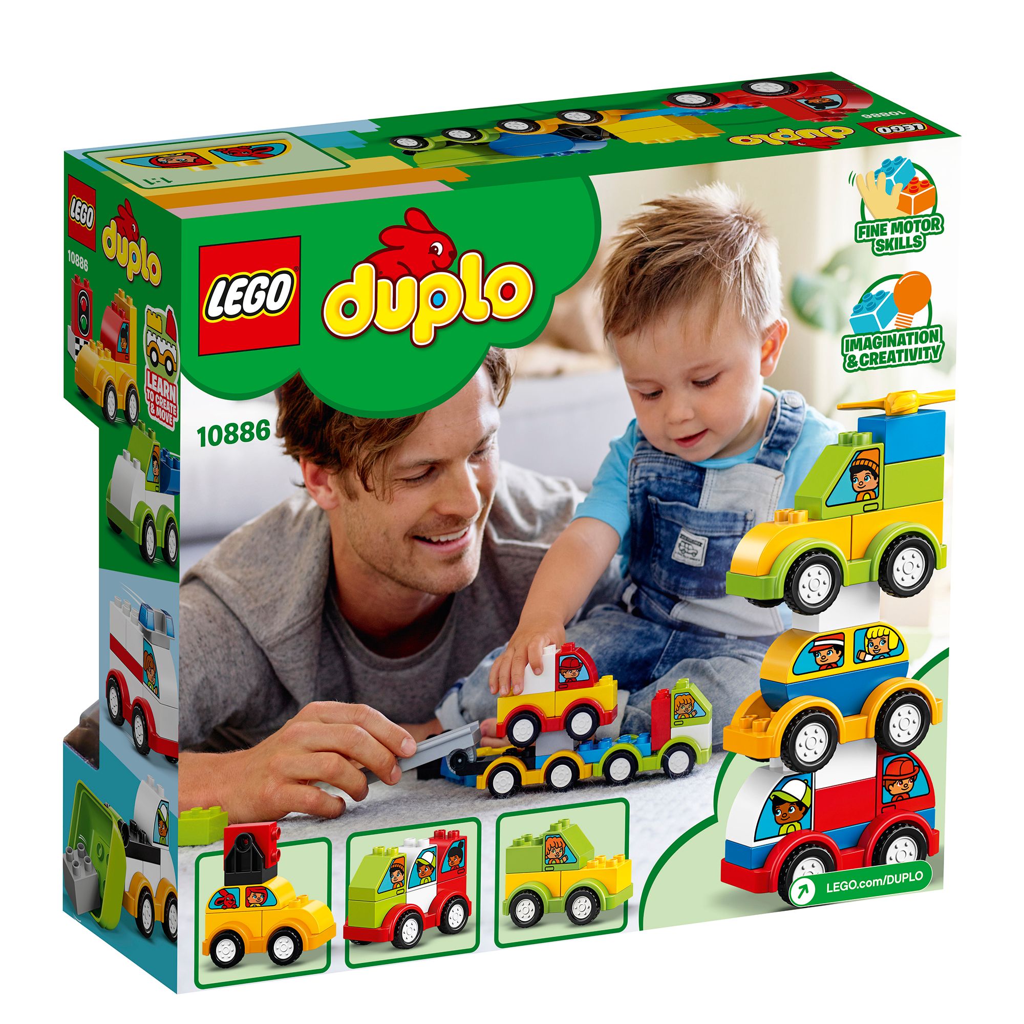 LEGO DUPLO - Primele mele masini creative 10886