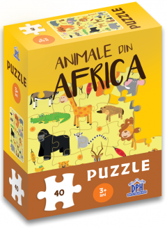 Puzzle: Animale din Africa