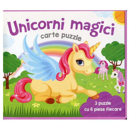 Unicorni magici.Carte puzzle