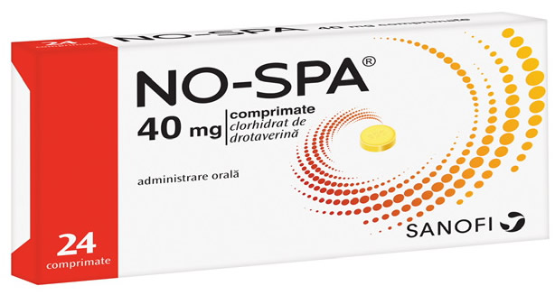 No Spa 40mg 24 Comprimate Sanofi Farmacia Dav