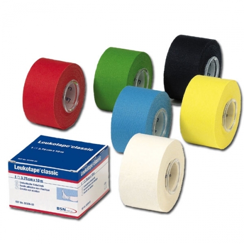 Banda rigida de fixare Leukotape Classic Negru