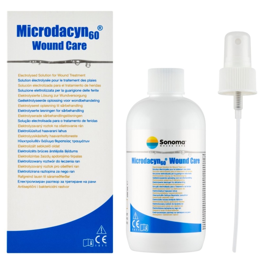 Dezinfectant pentru plagi si tegumente Microdacyn60 Wound Care 250ml