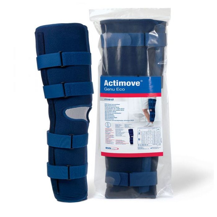 Orteza fixa de genunchi pentru imobilizare, Actimove Genu Eco M/L lungime 50cm