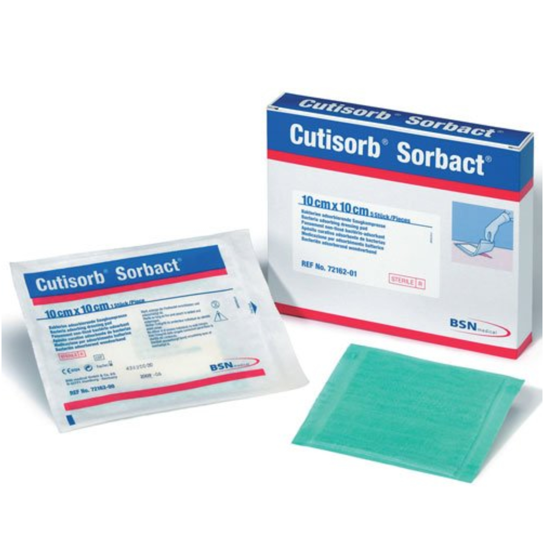Pansament antimicrobian Cutimed Sorbact pad absorbant 7cm x 9cm o bucata, [2],pharmazone.ro