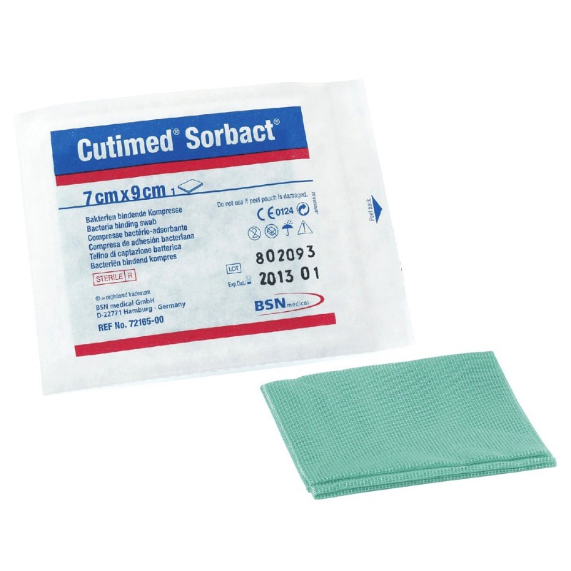 Pansament antimicrobian tip compresa Cutimed Sorbact 4cm x 6cm