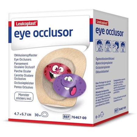 Plasturi oculari Leukoplast Eye Occlusor pentru copii, 4.7cm x 6.7cm