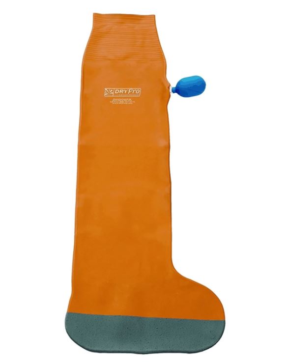Protectie impermeabila de picior DryPro pentru proteza, marime M, circumferinta coapsa 38-48 cm, lungime 89 cm