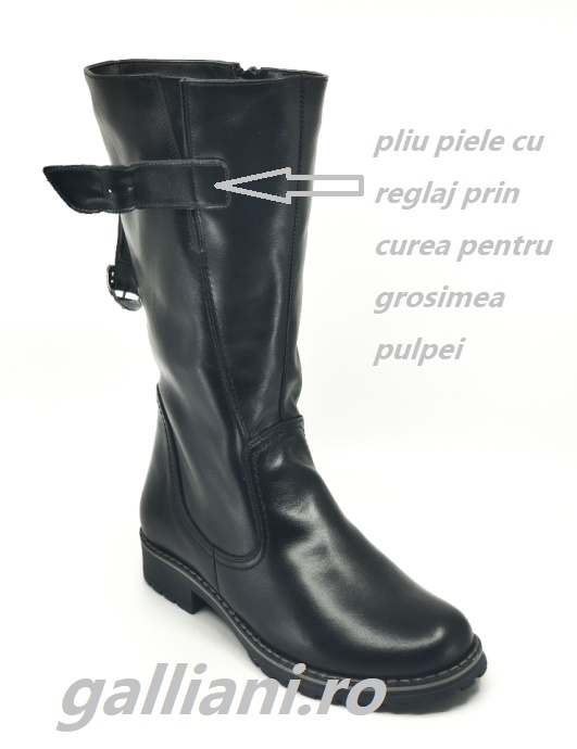 Cizme lungi imblanite-Dama-fabricat In Romania din piele naturala cizme piele