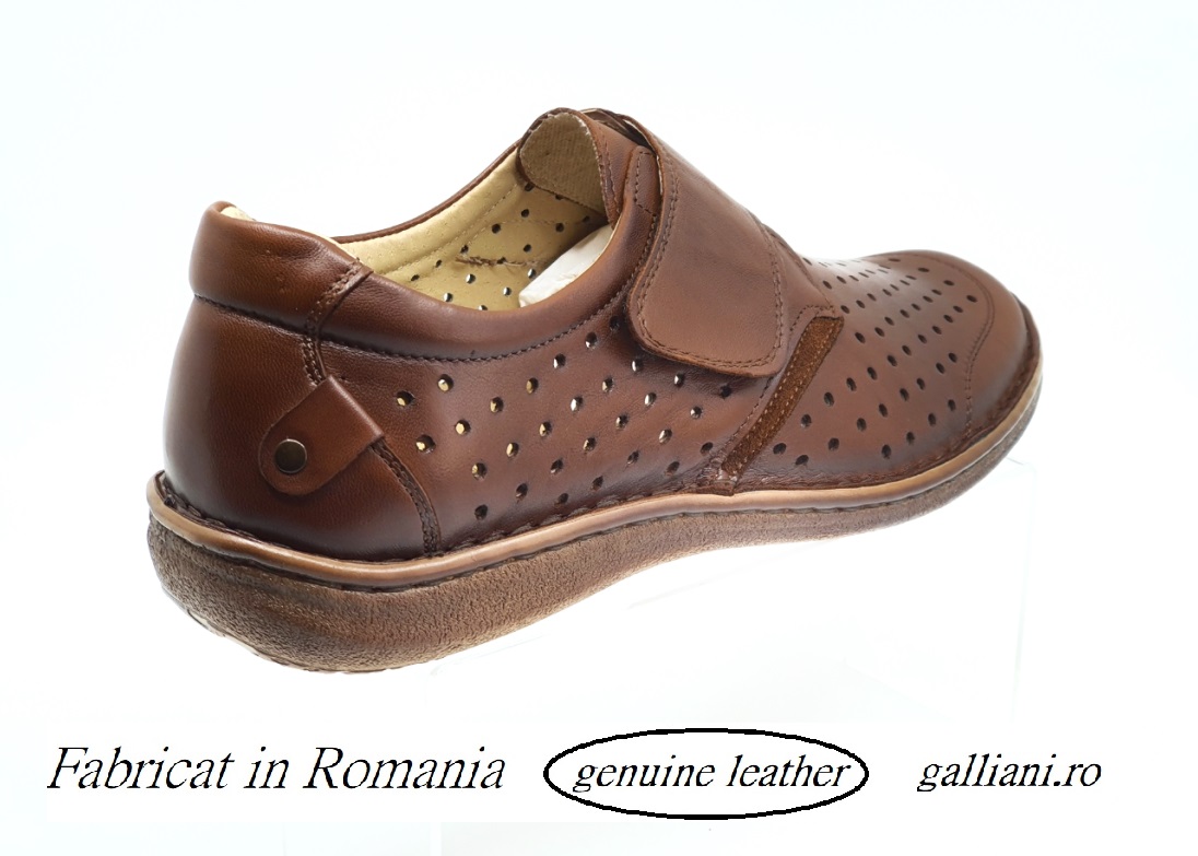 Flawless Identity result Pantofi casual barbati piele naturala perforata-fabricat in  Romania-galliani.ro.