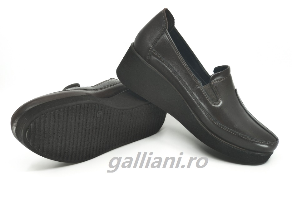 Tightly progeny twin Pantofi maro casual-Dama-fabricat din piele naturala-Suceveanu-galliani.ro