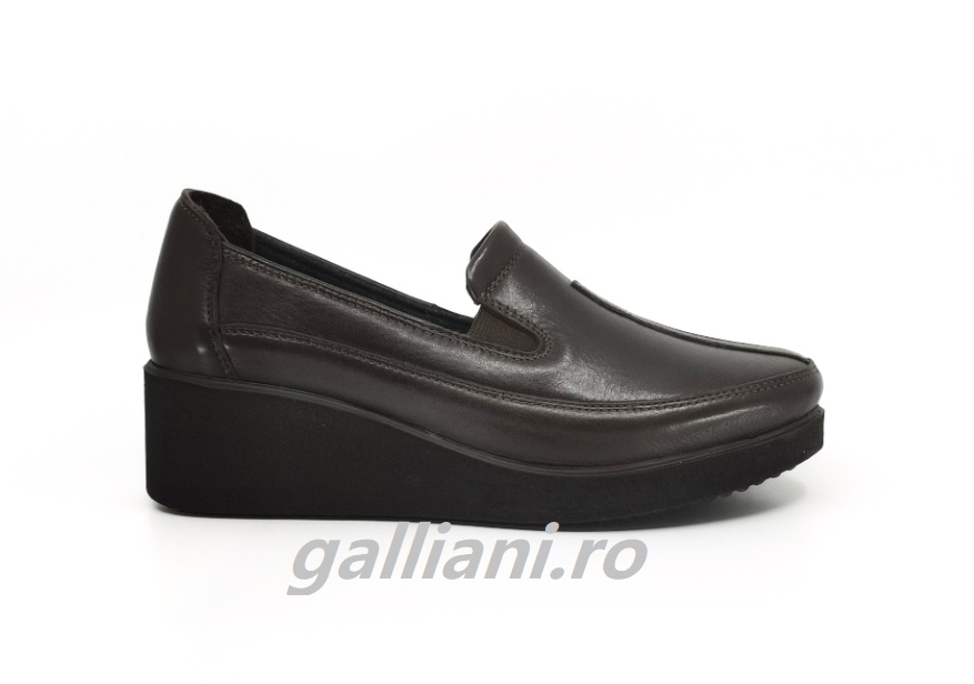Tightly progeny twin Pantofi maro casual-Dama-fabricat din piele naturala-Suceveanu-galliani.ro