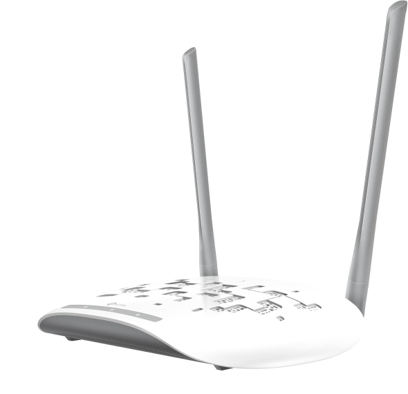 ACCESS POINT TP-LINK wireless 300Mbps, port 10/100Mbps, 2 antene externe, pasiv PoE, 2T2R, Client, Universal/ WDS Repeater, wireless Bridge, WPA/WPA2, QSS "TL-WA801N" (include TV 1.75lei)