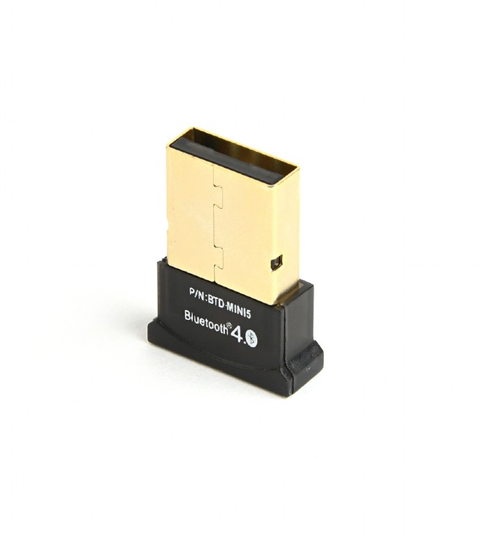 ADAPTOARE Bluetooth Gembird, conectare prin USB 2.0, distanta 50 m (pana la), Bluetooth v4.0, antena interna, "BTD-MINI5" (include TV 0.18lei)